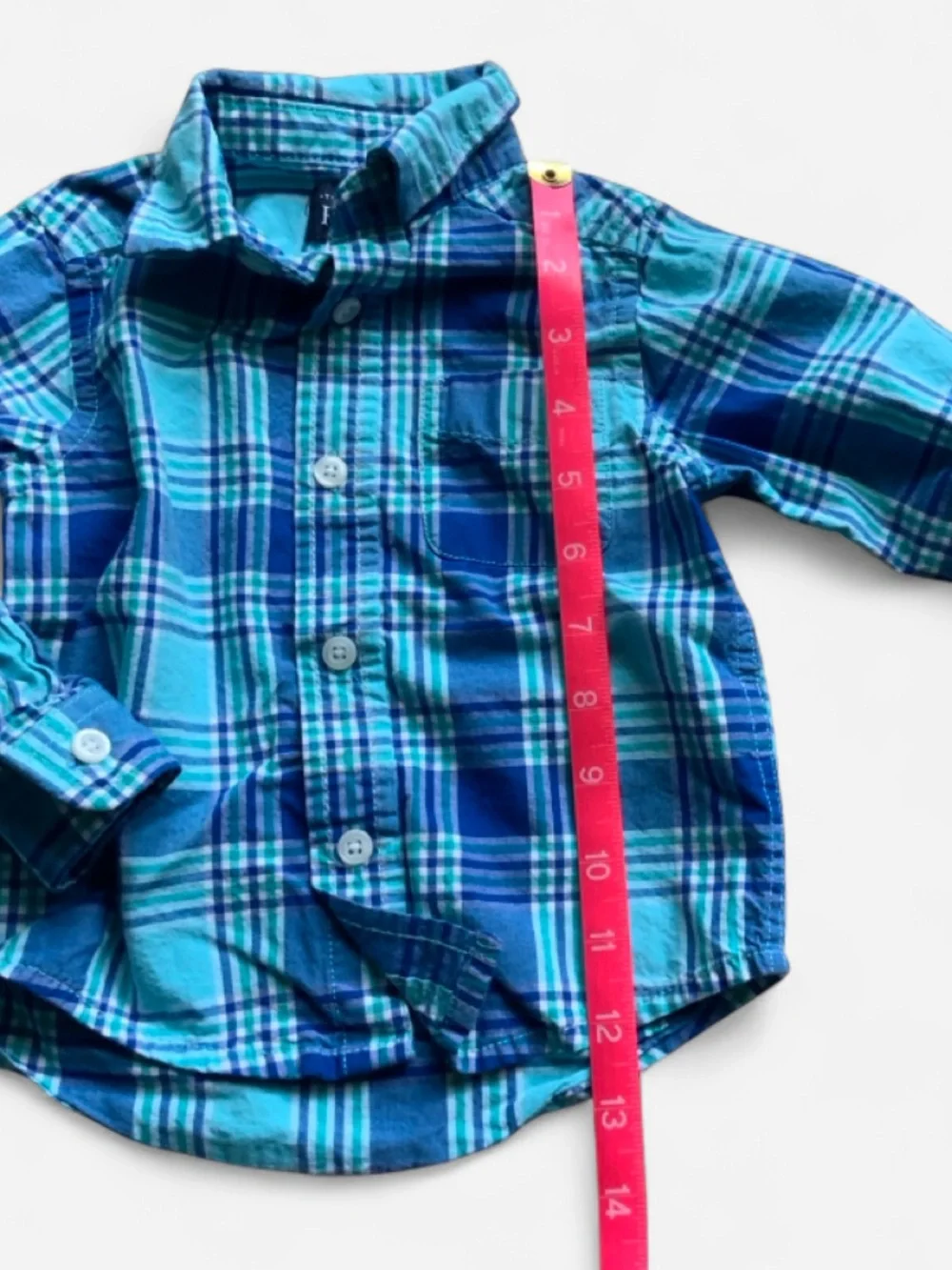 The Children's Place LS Plaid Button-Down Shirt Baby Boys 12-18M